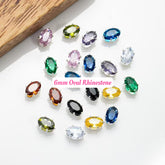 #6mm Oval  Rhinstones Charms For DIY Jewelry Accessories